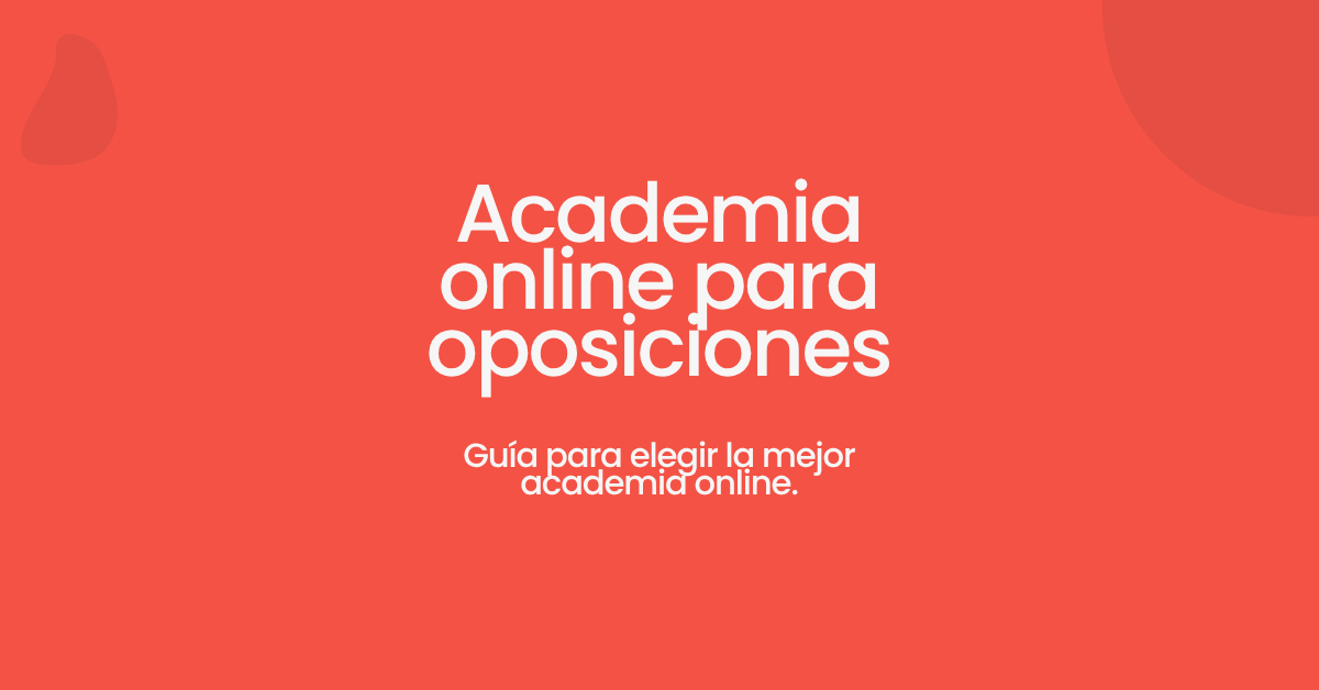mejor academia online oposiciones
