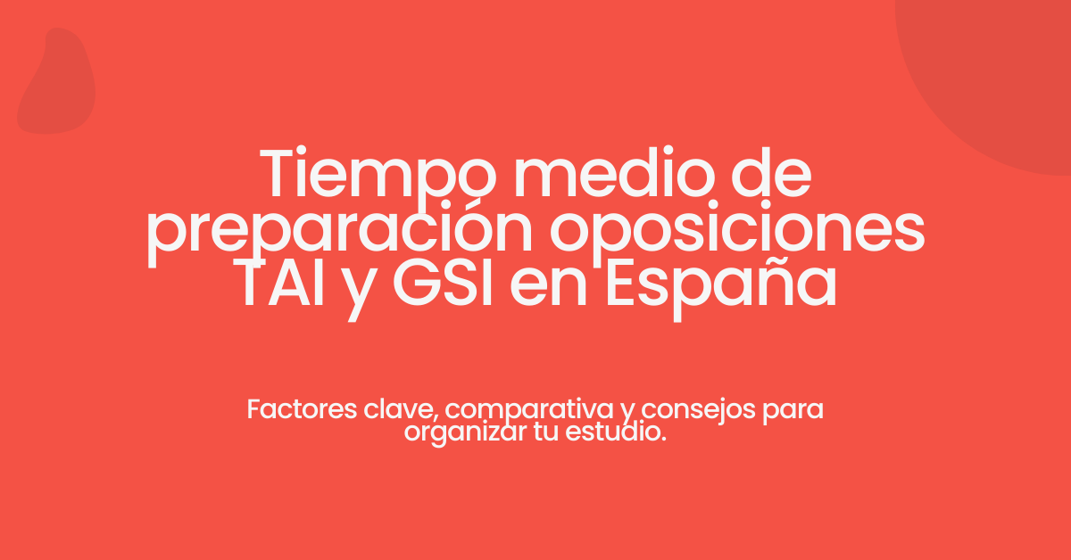 tiempo medio de preparación TAI y GSI